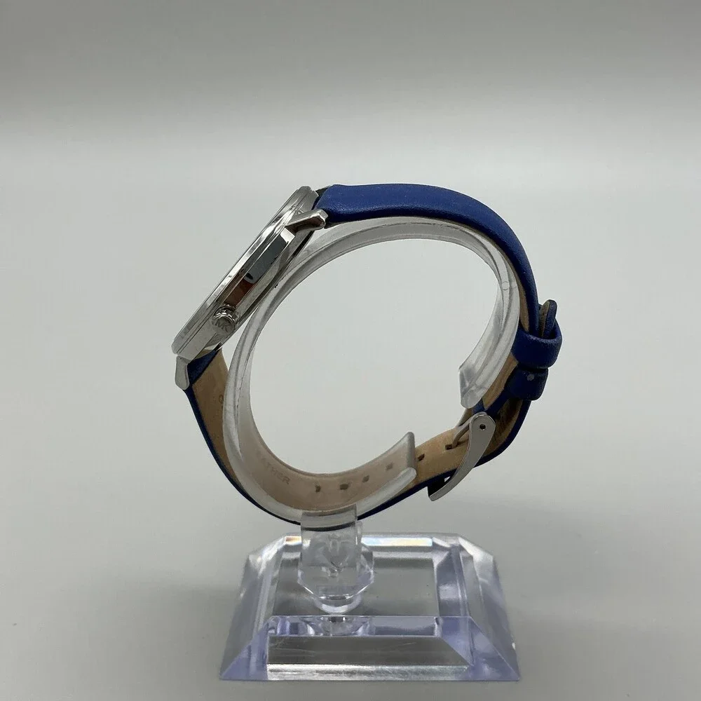 Michael Kors Pyper Womens Watch 38mm Blue Leather MK-2845 New Battery